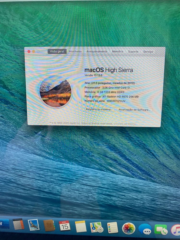 iMac 21,5” 500GB 8GB - 2010