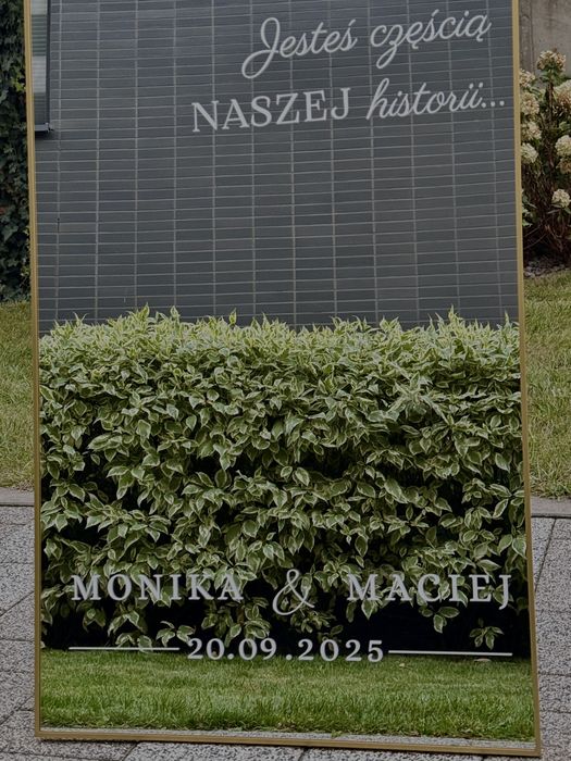 WYNAJEM LUSTRO DO ZDJĘĆ WESELE | selfie | imprezy | personalizowane