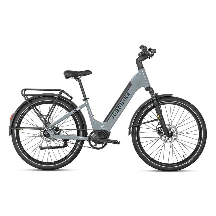 Rower Elektryczny Jobobike Luxe Miejski Pasek Węglowy Centralny Silnik