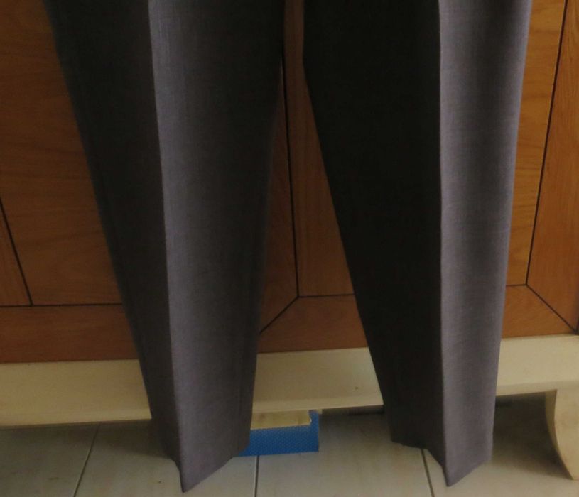 Calças clássicas, Cinzentas, Nº 48 - Usadas 1 vez