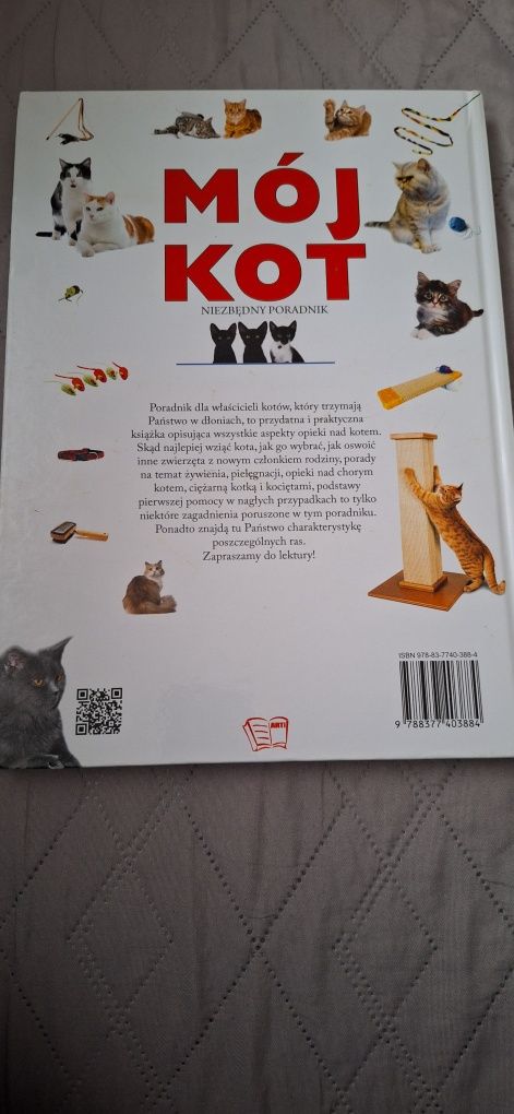 Książka mój kot  poradnik dla właścicieli kotów