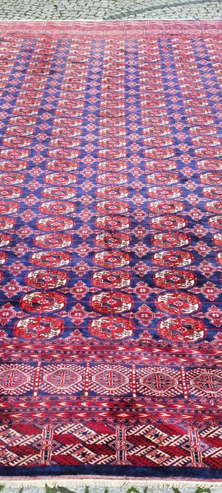 lśniący dywan buchara ręcznie tkany pakistan 285/360cm