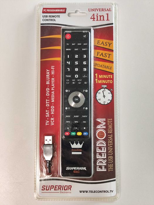 Comando universal Superior 4 em 1 Programável por PC