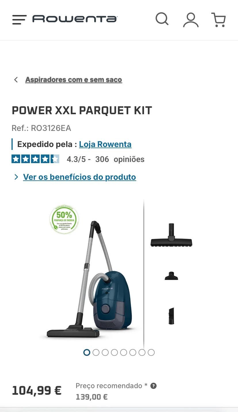 Aspirador Rowenta
