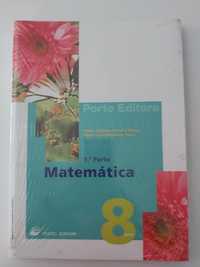 Dois livros Matemática 8 ano por estrear