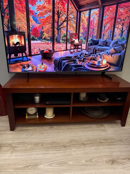 Meble salon komplet: komoda, słupek i szafka pod TV