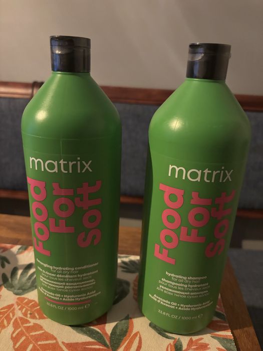 Szampon i odżywka Matrix Food for soft nawilźający + maska w gratisie