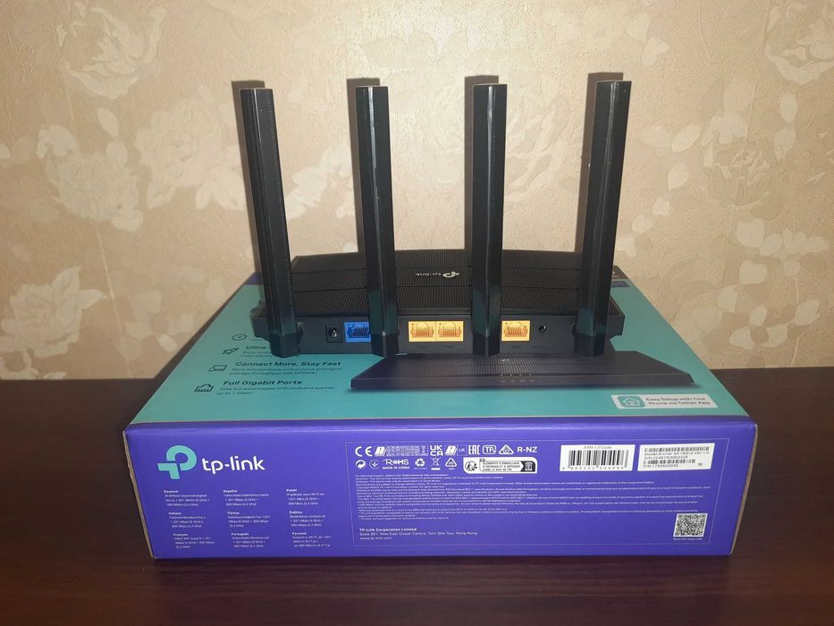Роутер Wi-Fi 6 новий гігабітний дводіапазонний Archer AX18 (AX1500)