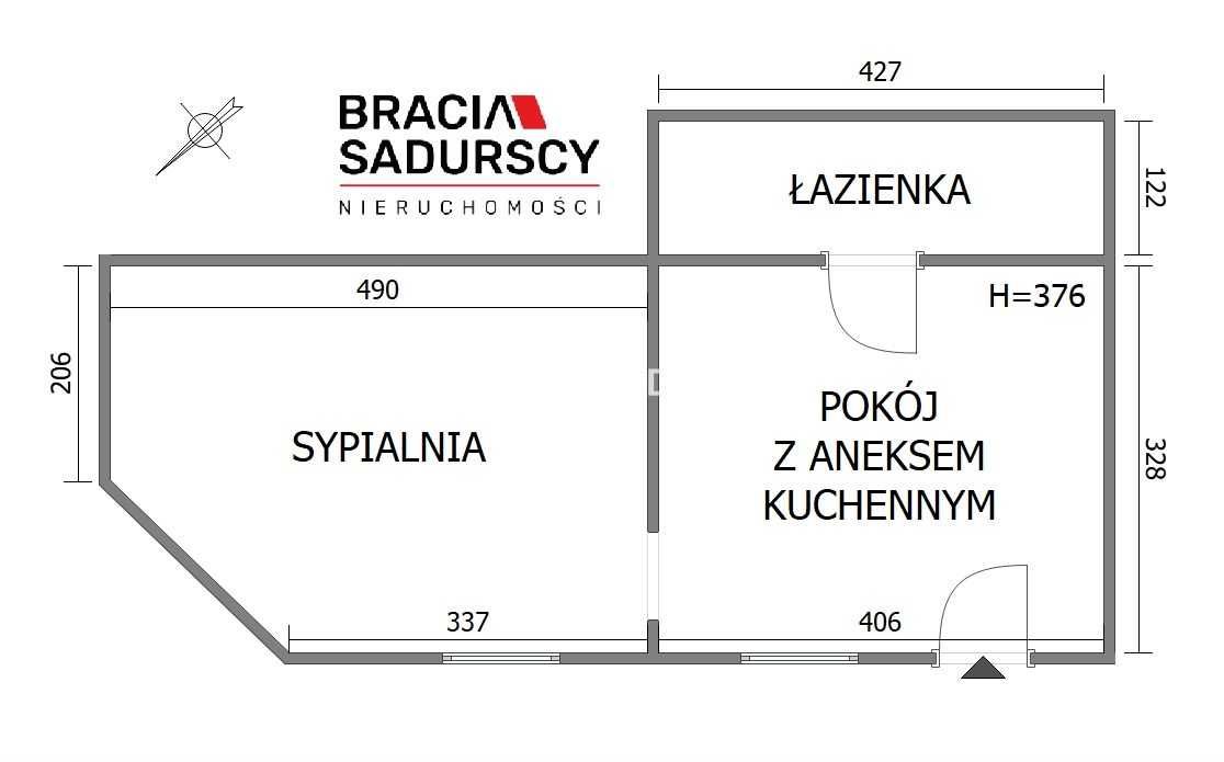 Pokój z kuchnią - Karmelicka - 2200 złotych