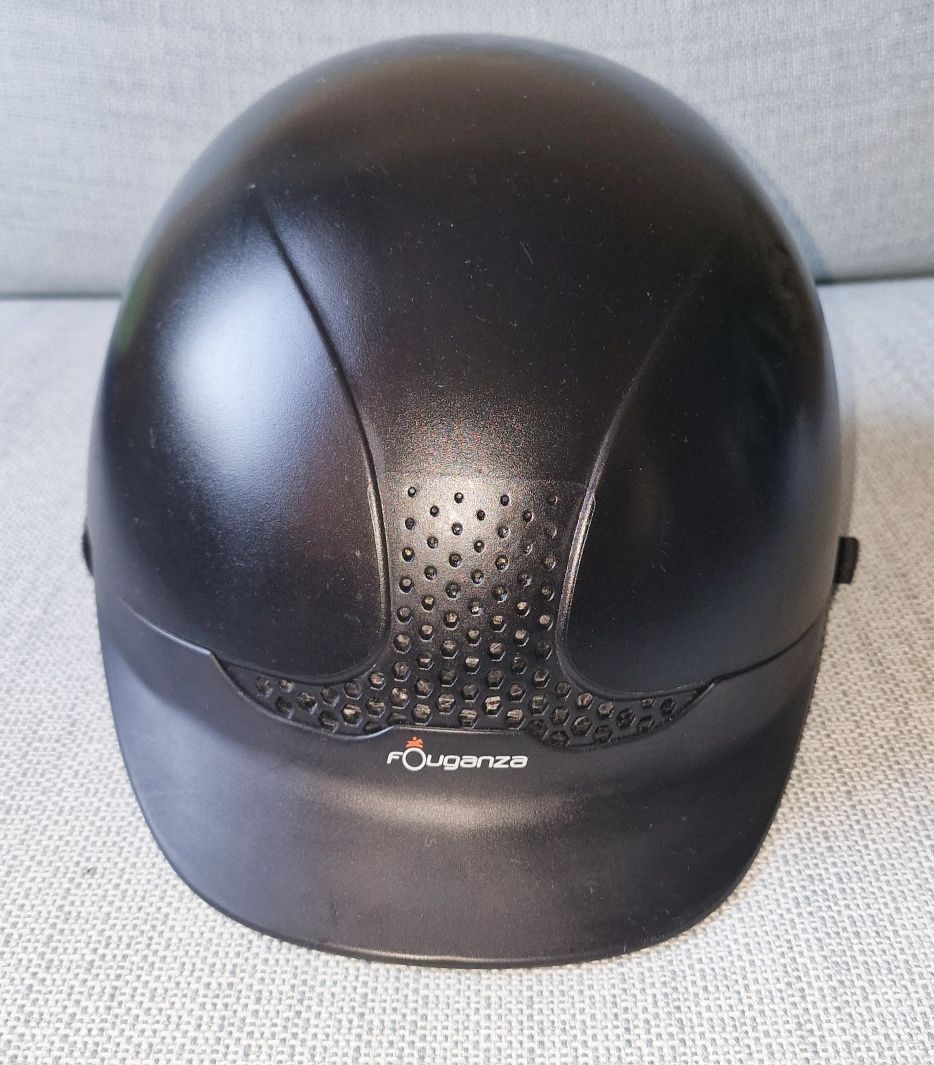Kask jeździecki Fouganza Safety Black r. 53-55 cm