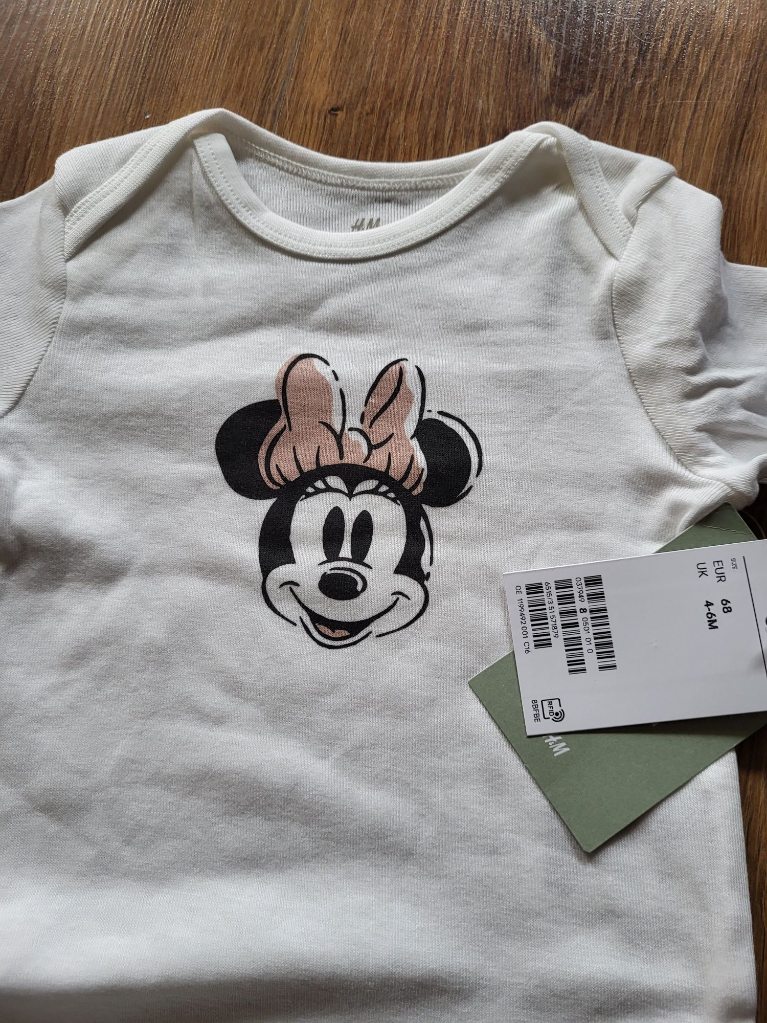 Body h&m 68 myszką minnie disney nowe