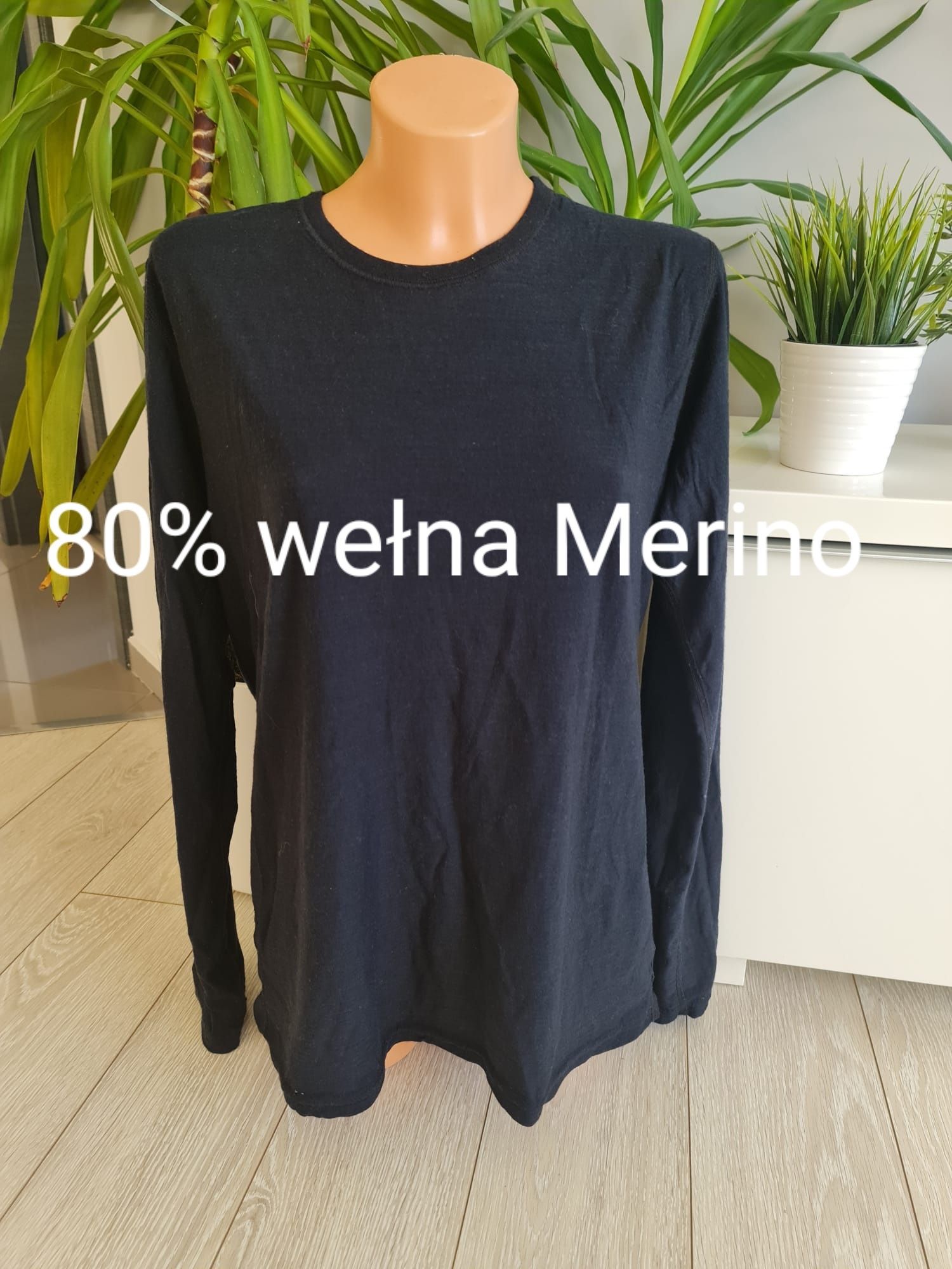 Janus 80% wełna Merino bluzka termoaktywna rozmiar L