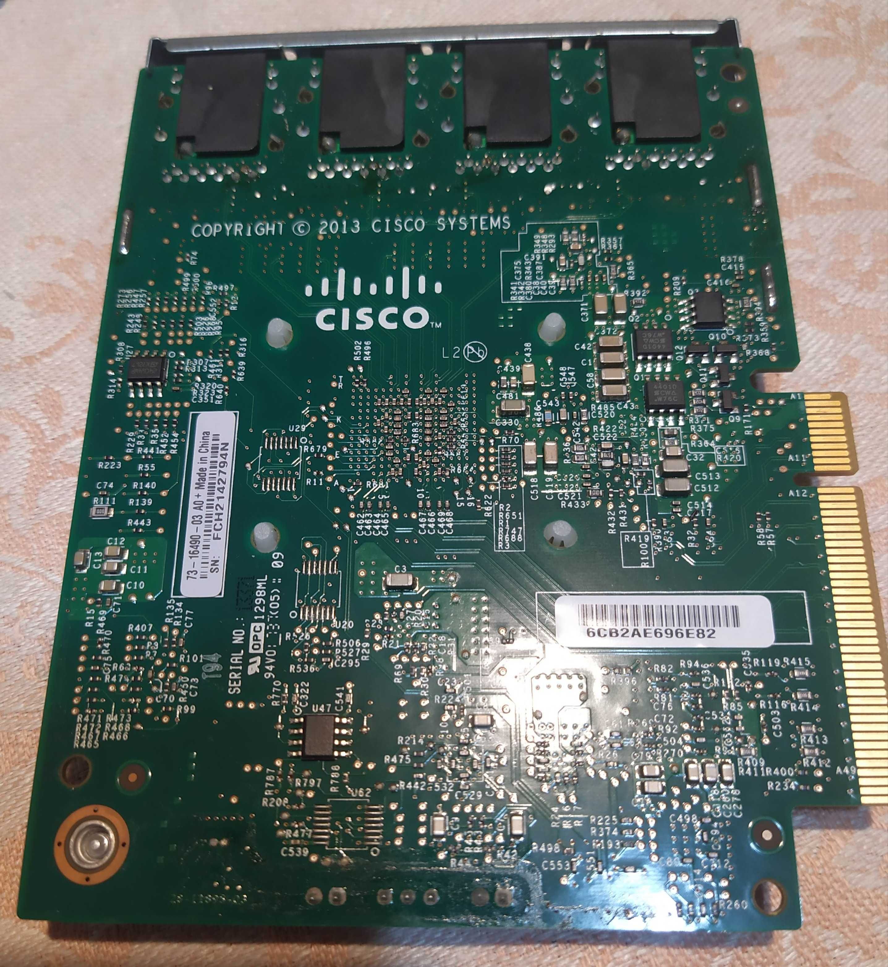 Мережева карта Cisco 73-16490-03 Intel I350 MLOM-IRJ45 Quad Port 1GbE