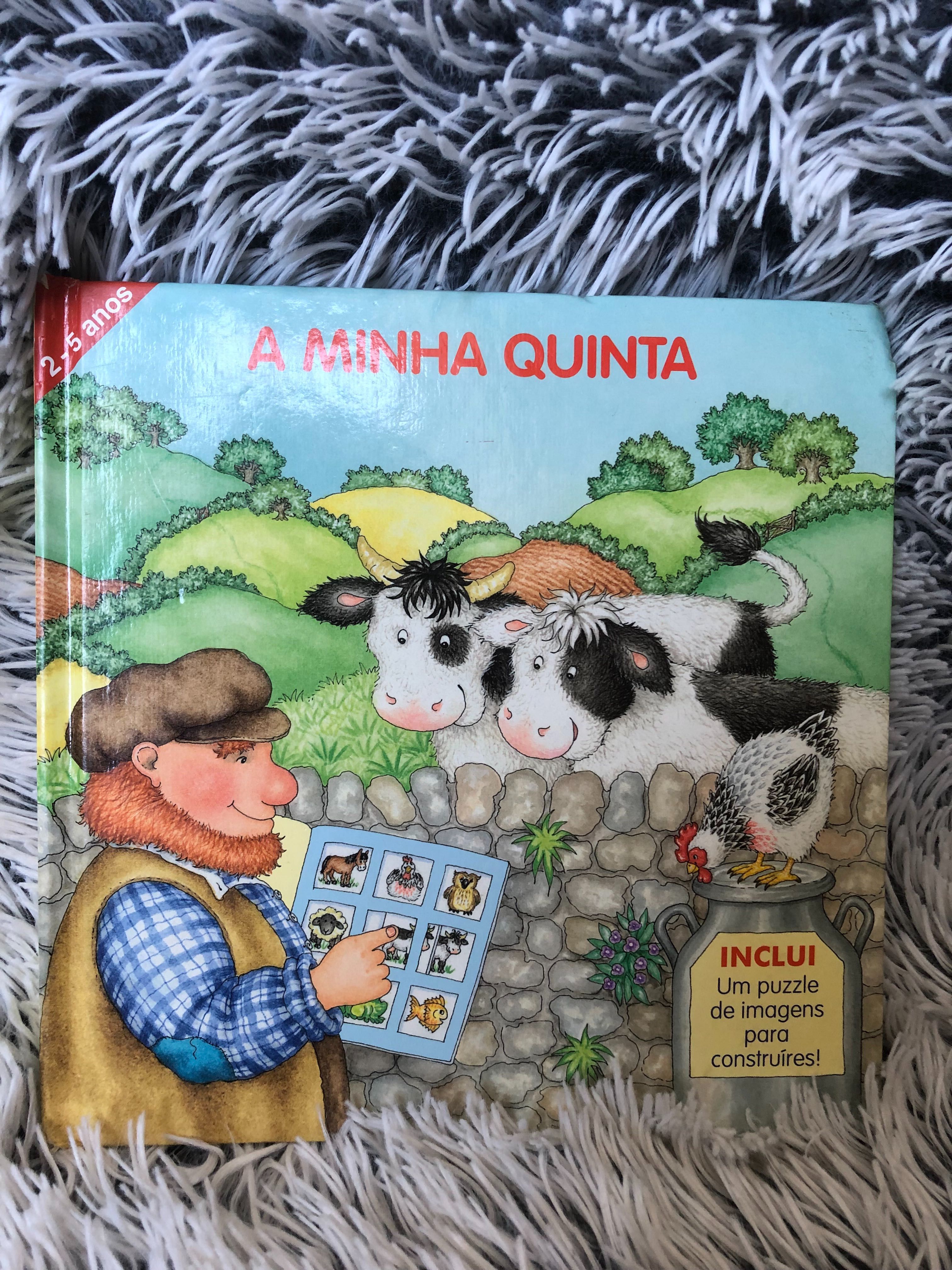 Livro “A minha quinta” com puzzle