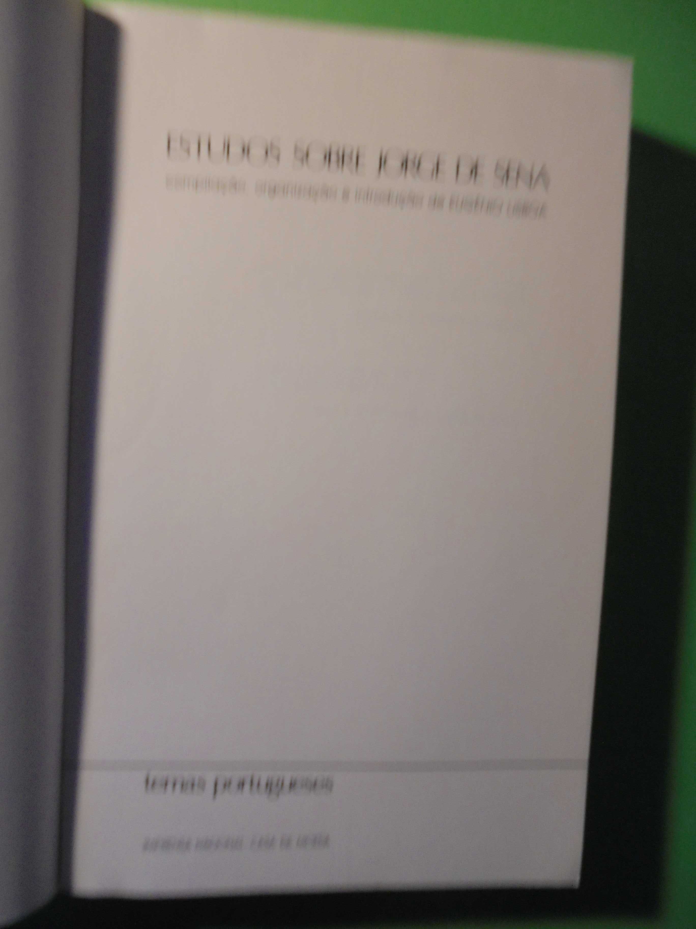 Lisboa (Eugénio de);Estudos sobre Jorge de Sena