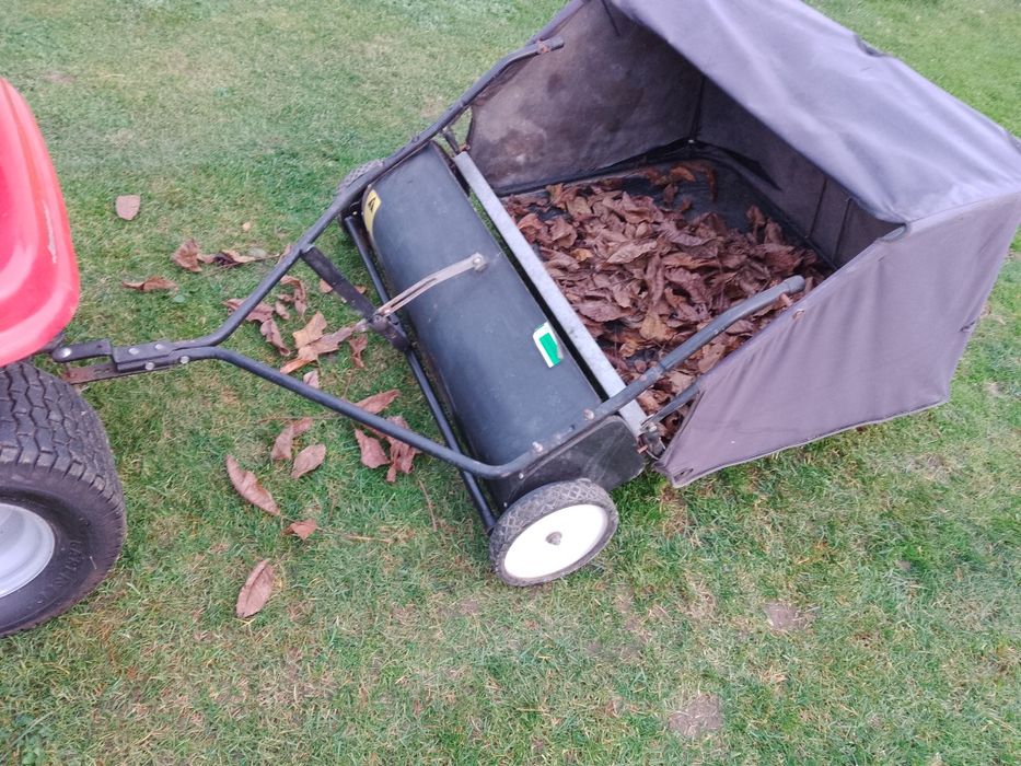 Zamiatarka szczotka do liści i trawy