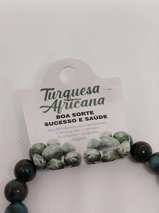 Pulseira Turquesa Africana