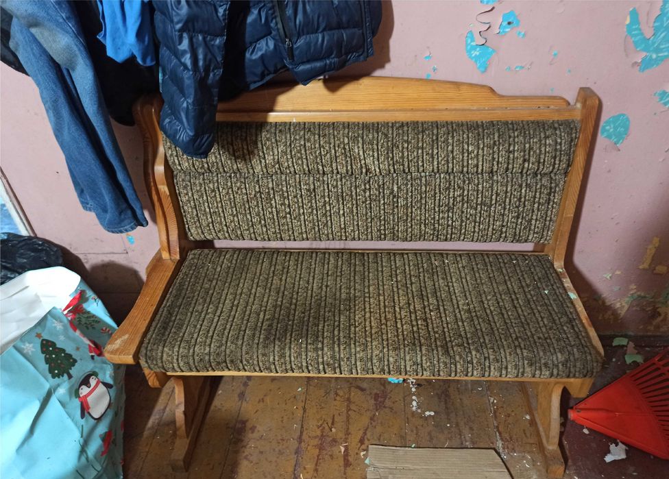 Stary Narożnik Drewniany Z Obiciem Idealny Na Działkę TANIO!!