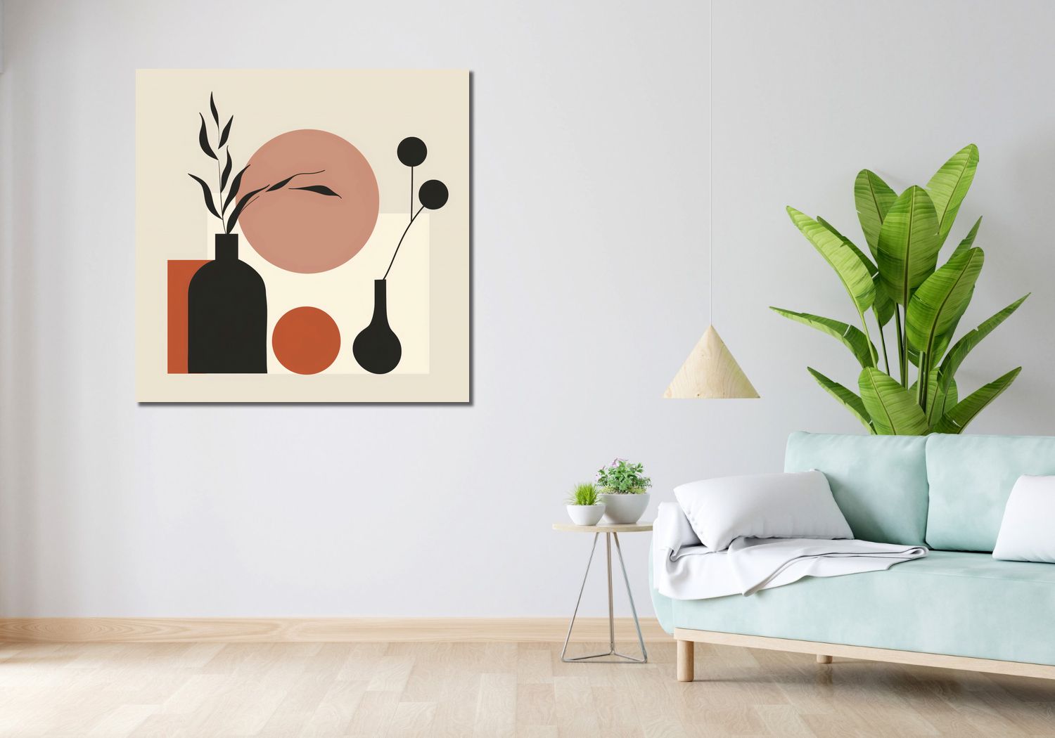 Obraz 100x100cm Stół Roślin