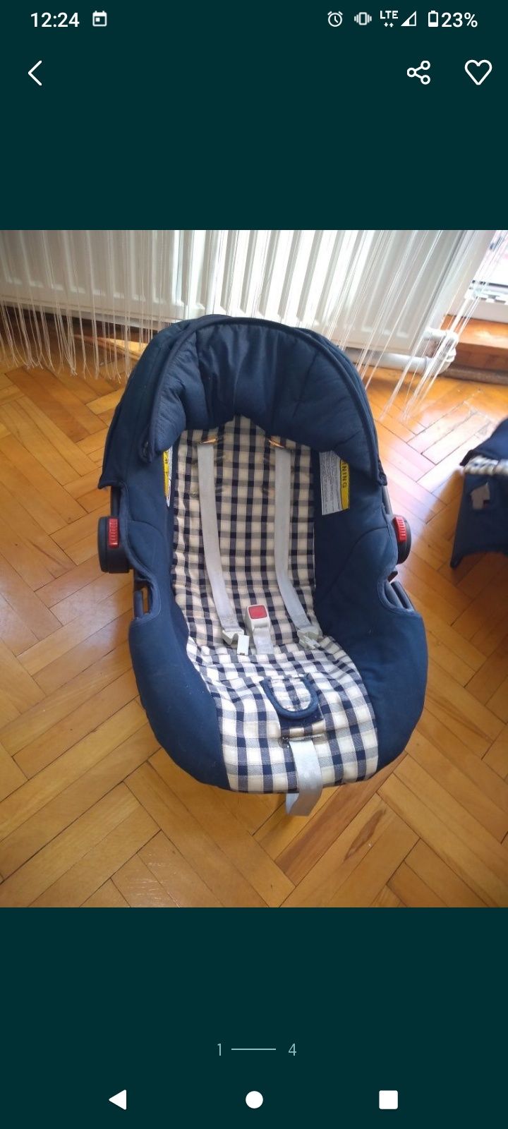Nosidełko do samochodu dla dziecka