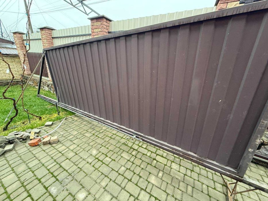 ворота відкатні  4,16м на 1,6м