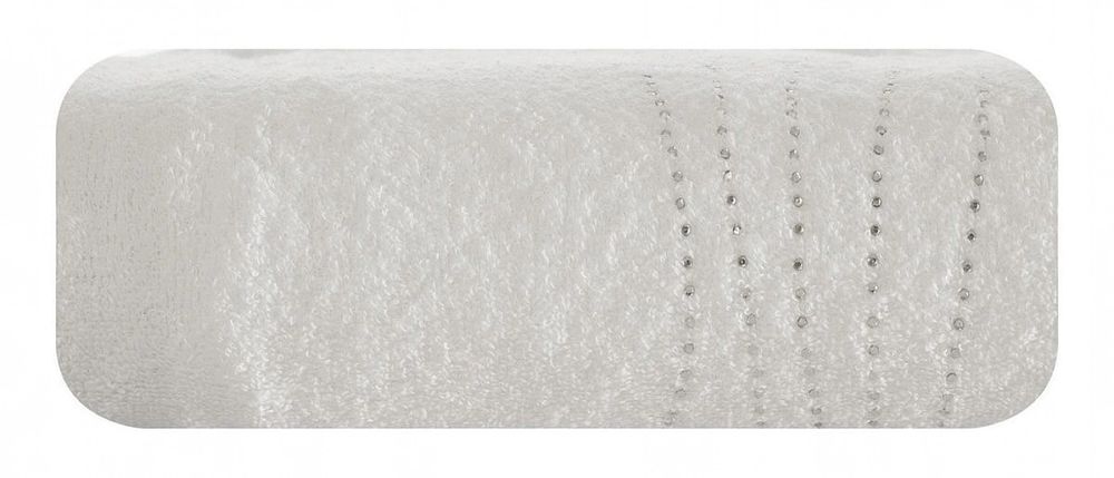 Ręcznik Kąpielowy Bawełniany Puszysty Zdobiony CARLA 500g/m2/50x90 Kre
