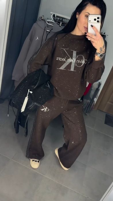 Костюми теплі на флісі зі стразами СК Турція 44-54