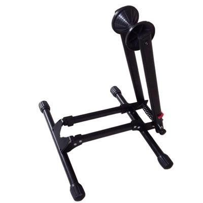 Stojak uchwyt rowerowy podłogowy czarny 1 rower