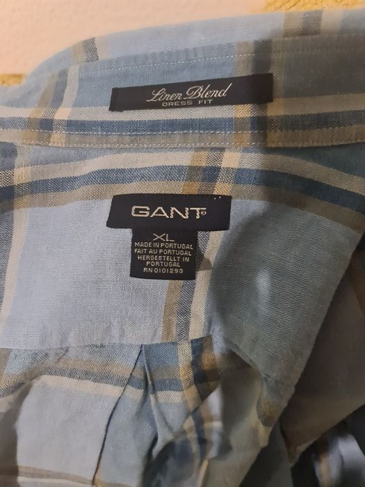 Vendo camisa azul da Gant