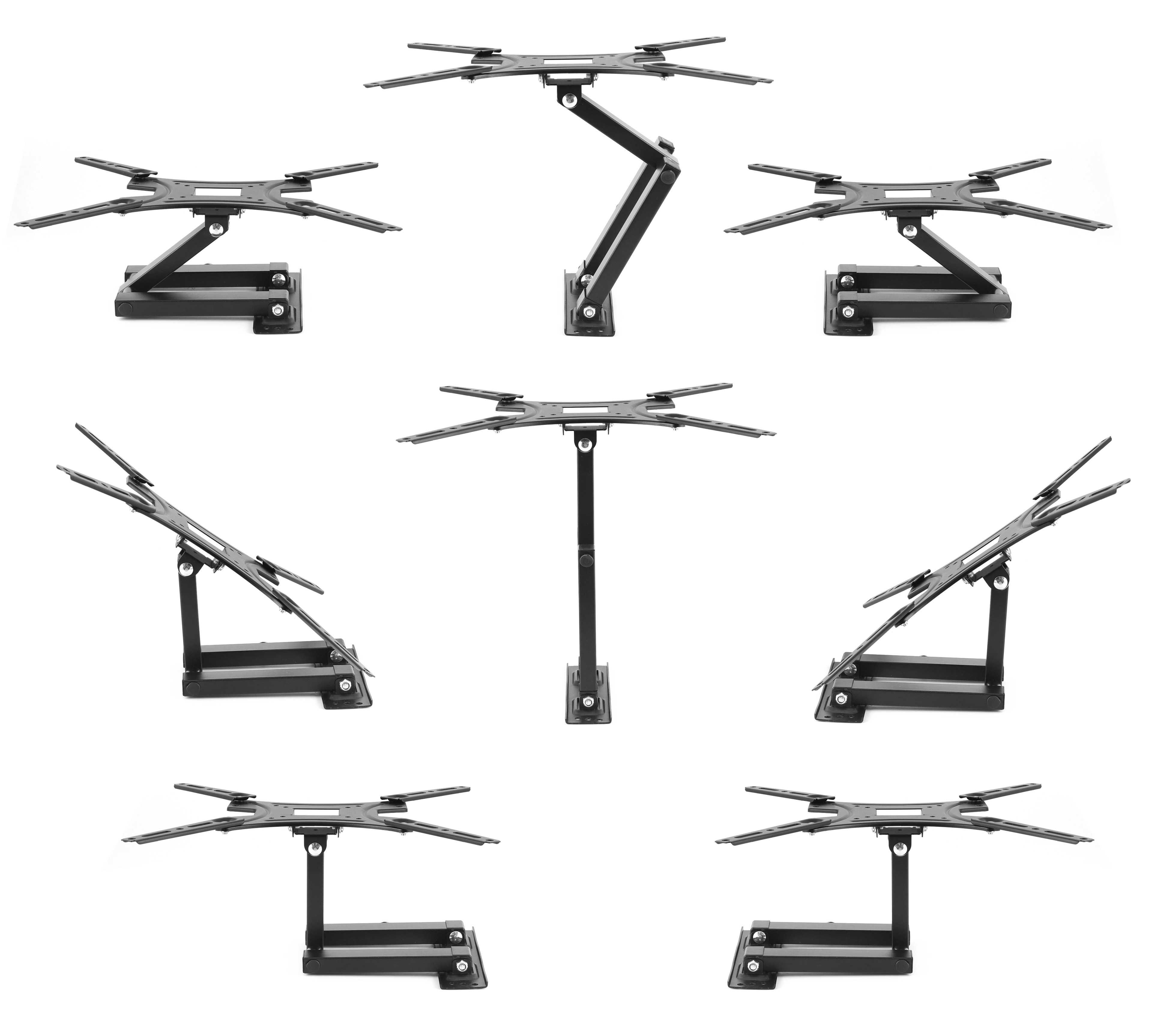 WIESZAK do TV UCHWYT na Telewizor Regulowany Obrotowy LED LCD 13"-65"