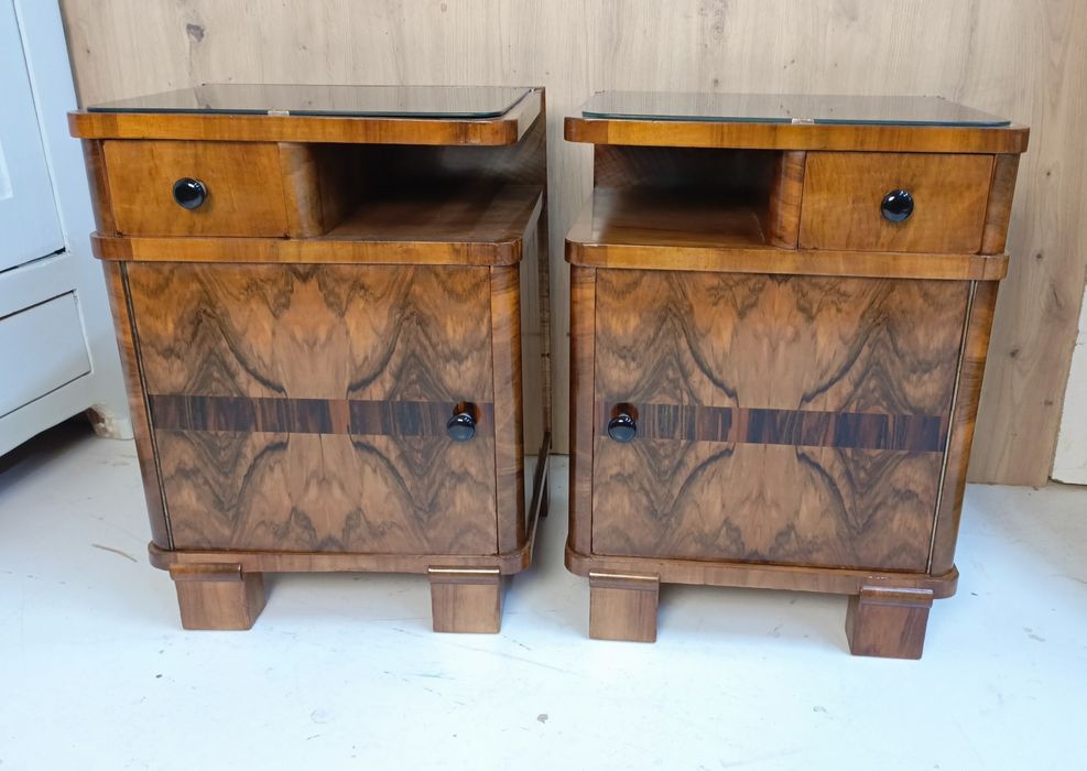 Szafki nocne Art Deco