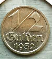 Moneta WMG 1/2Gulden 1932r