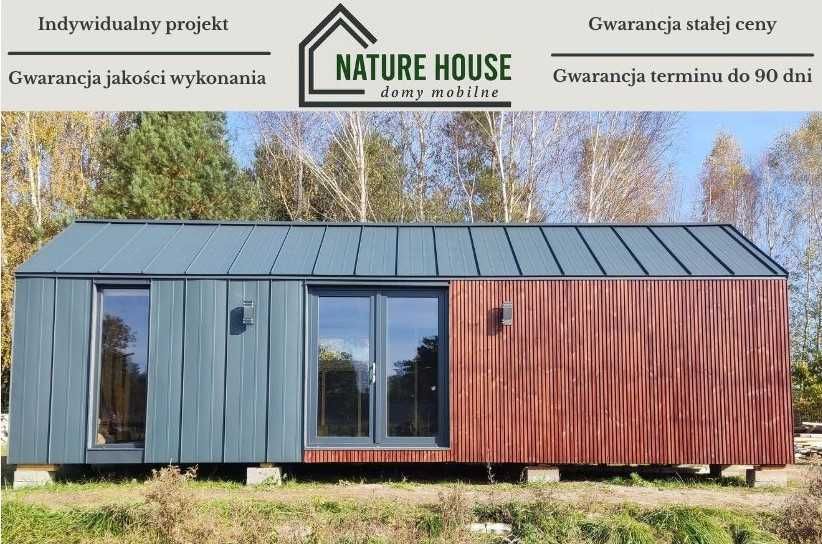 Mobilny domek całoroczny bez pozwolenia tinyhouse stodoła letniskowy
