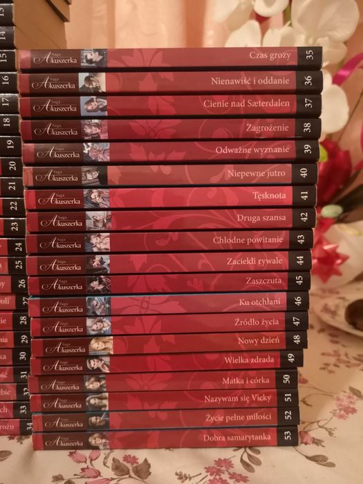 saga Akuszerka KOMPLET 1-53 tomy
