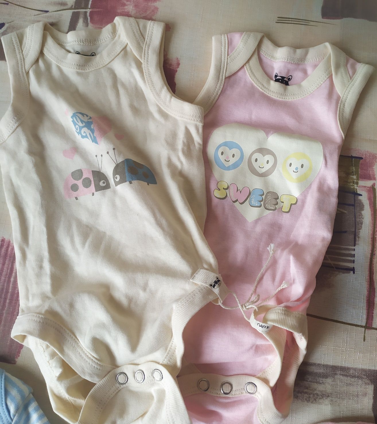 Body dziecięce bez rękawów dwupak kuniboo