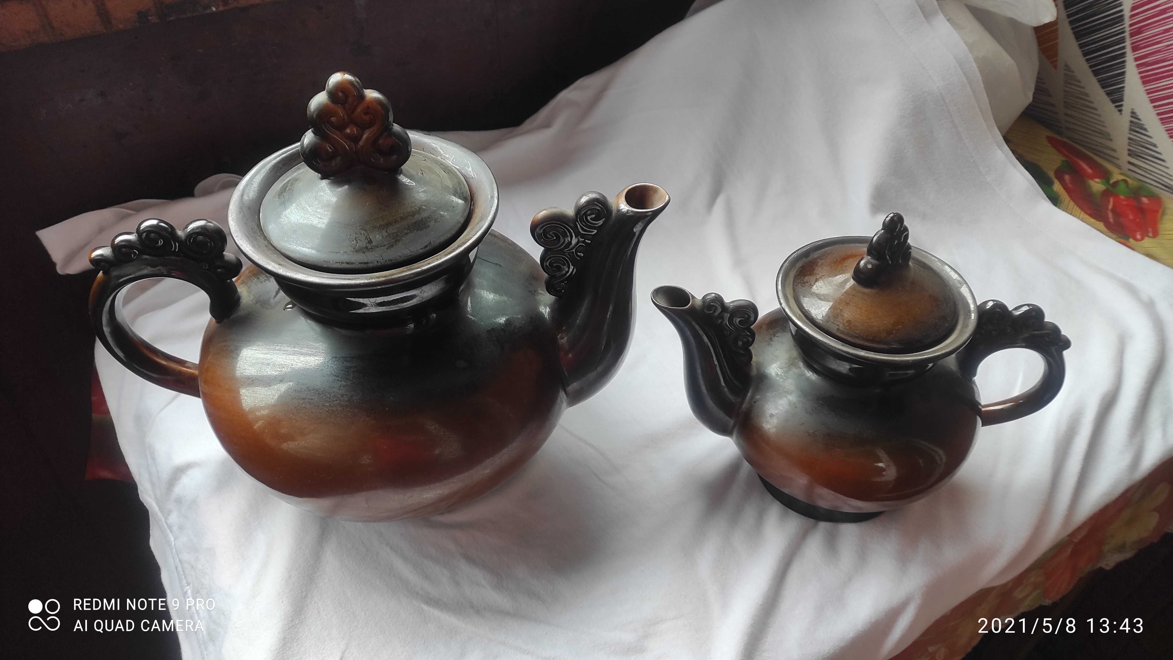 Набор чайник  керамический посуда декор