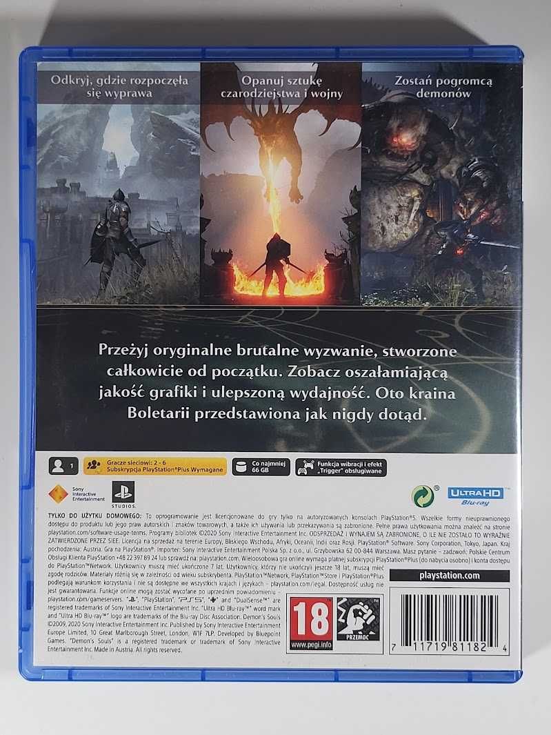 Demon's Souls / Gra PS5 / Napisy PL / Sprzedaż Gier / Metro Służew