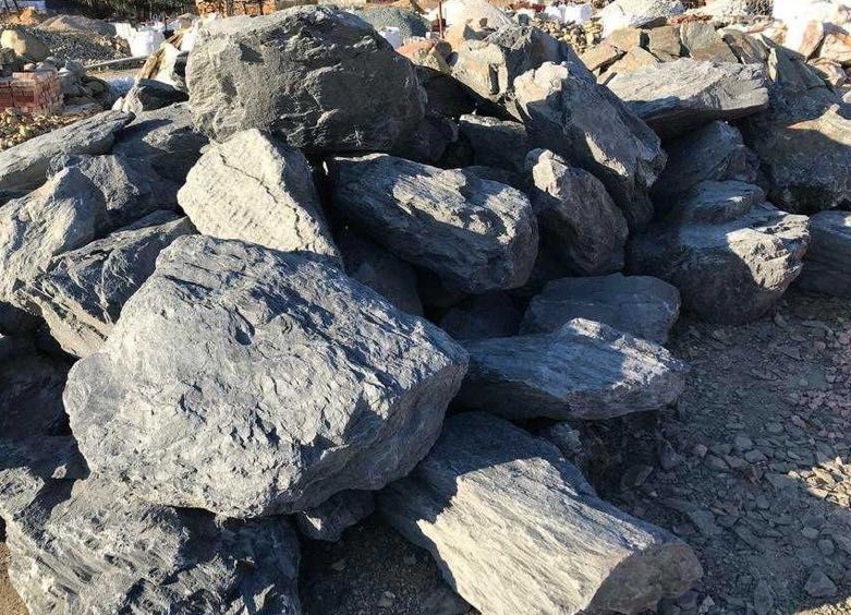 Kamień Akwarystyczny Czarny Łupek Filitowy Wapień Skała Tanganika