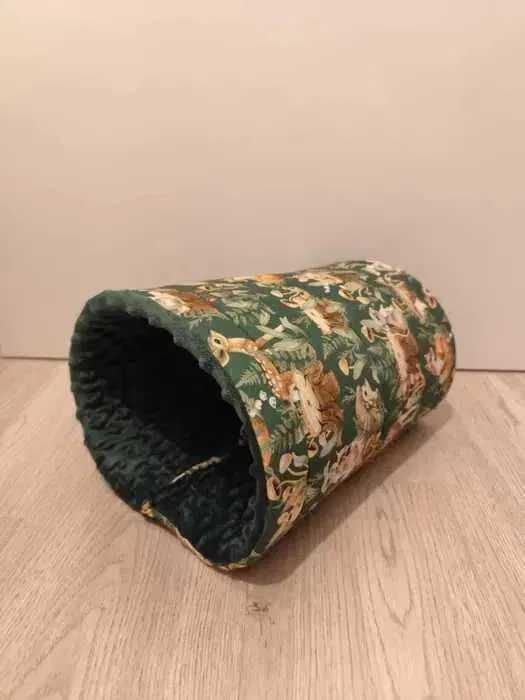 Duży zestaw do klatki ciemna zieleń dla gryzonia