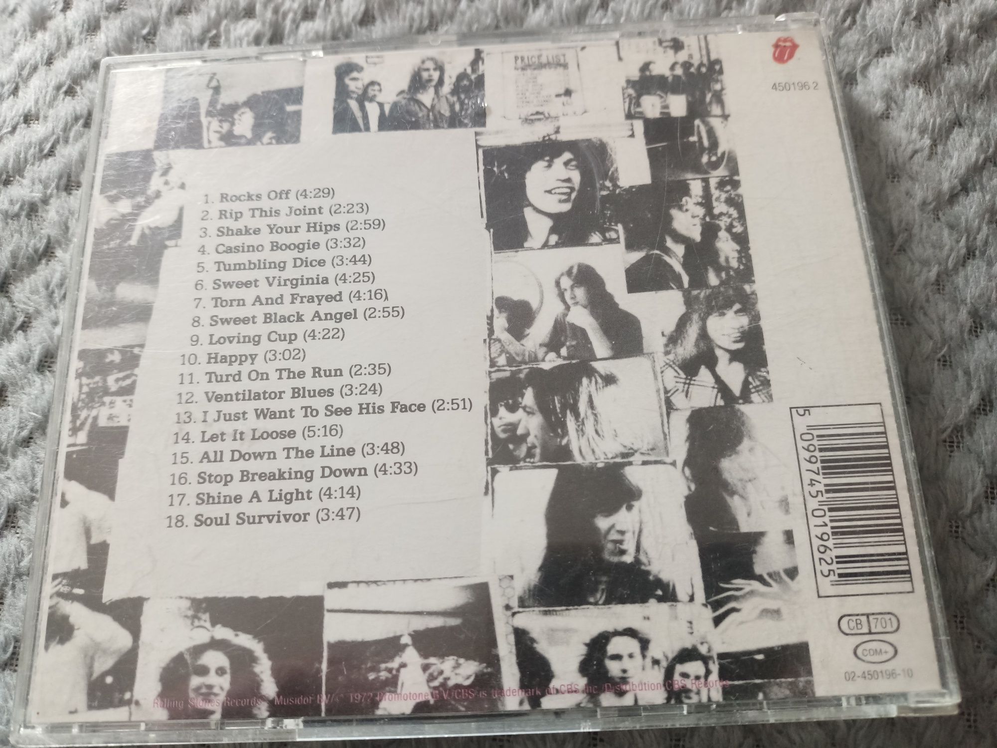 Rolling Stones - Exile On Main St (CD, Album, RE)(popisana tracklista