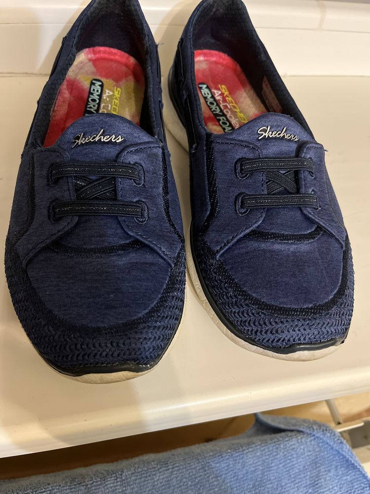 Skechers  мокасіни сині