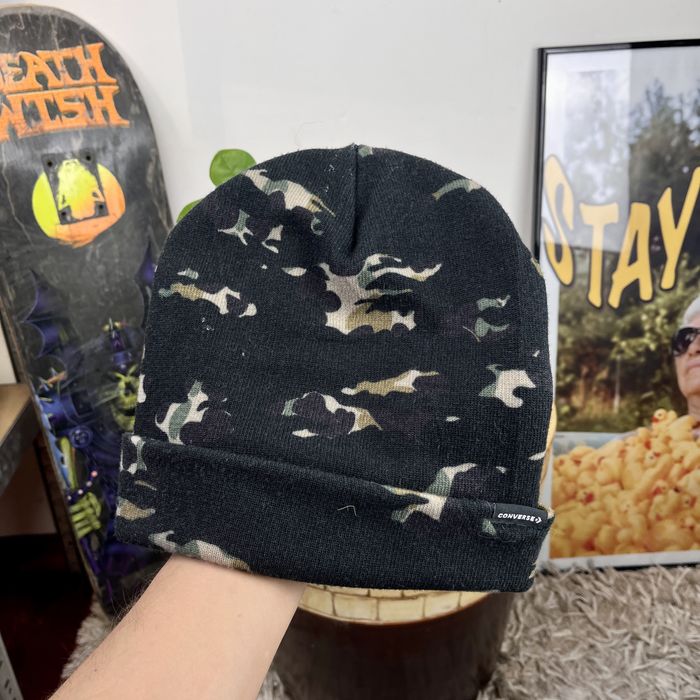 Converse Kamulage Beanie Czapka Moro Khaki Military Y2k Arcteryx Swag