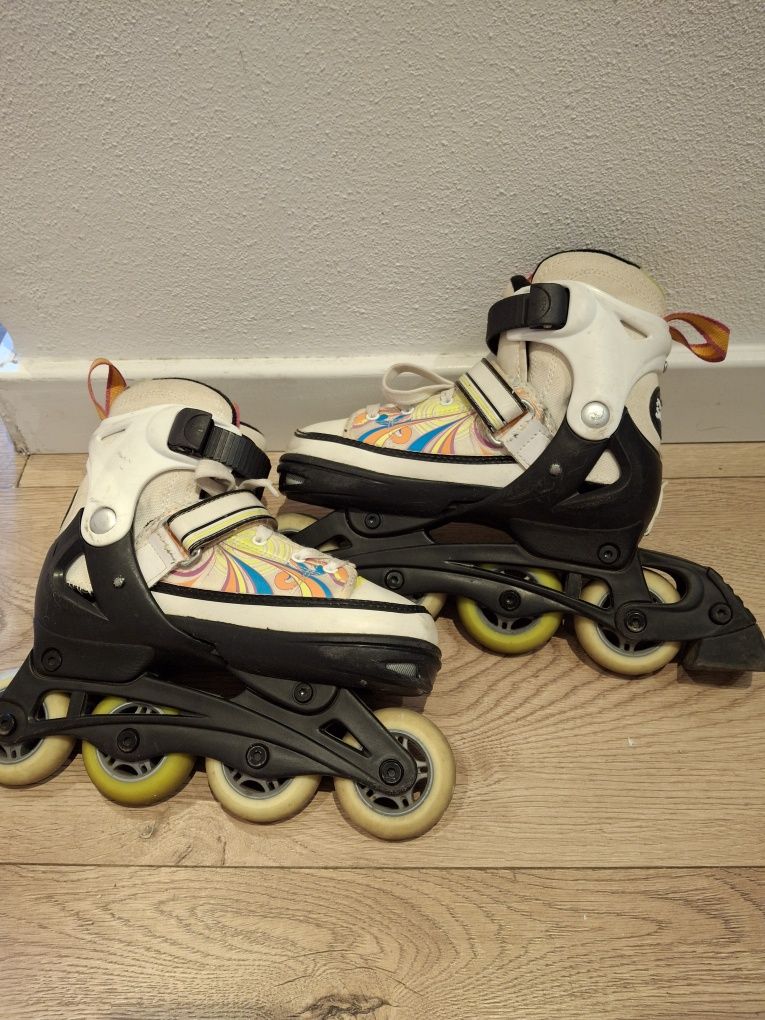 rolki juniorskate 33-36 kolorowe