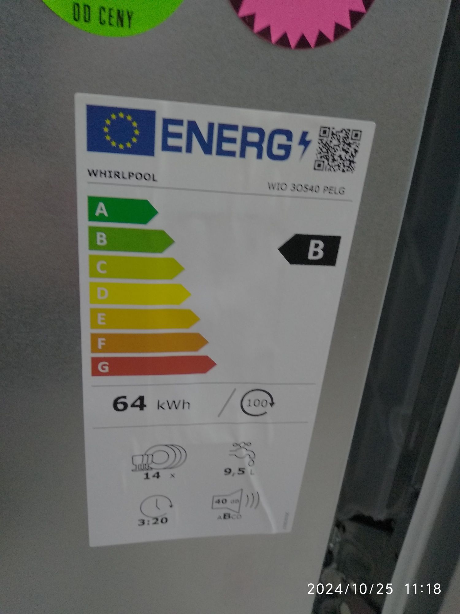 OUTLET Janki ul Wspólna 6 Zmywarka WHIRLPOOL WIO 3O540 PELG