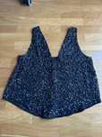 Top curto preto - Zara