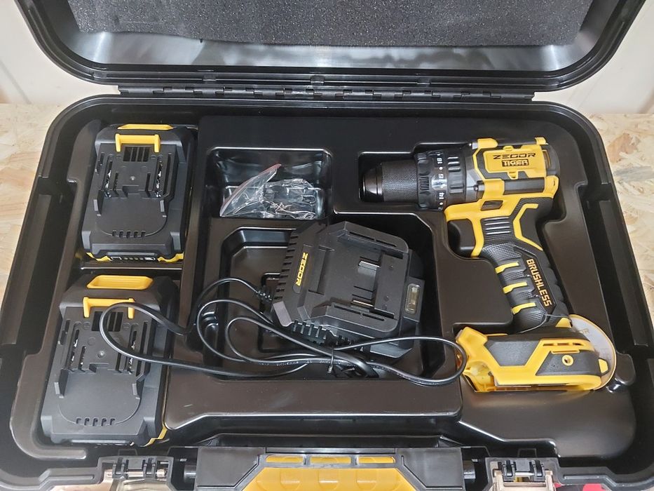 Шуруповерт акумуляторний CDTG-21BLH Zegor 21v ударний 70Нм 2акб