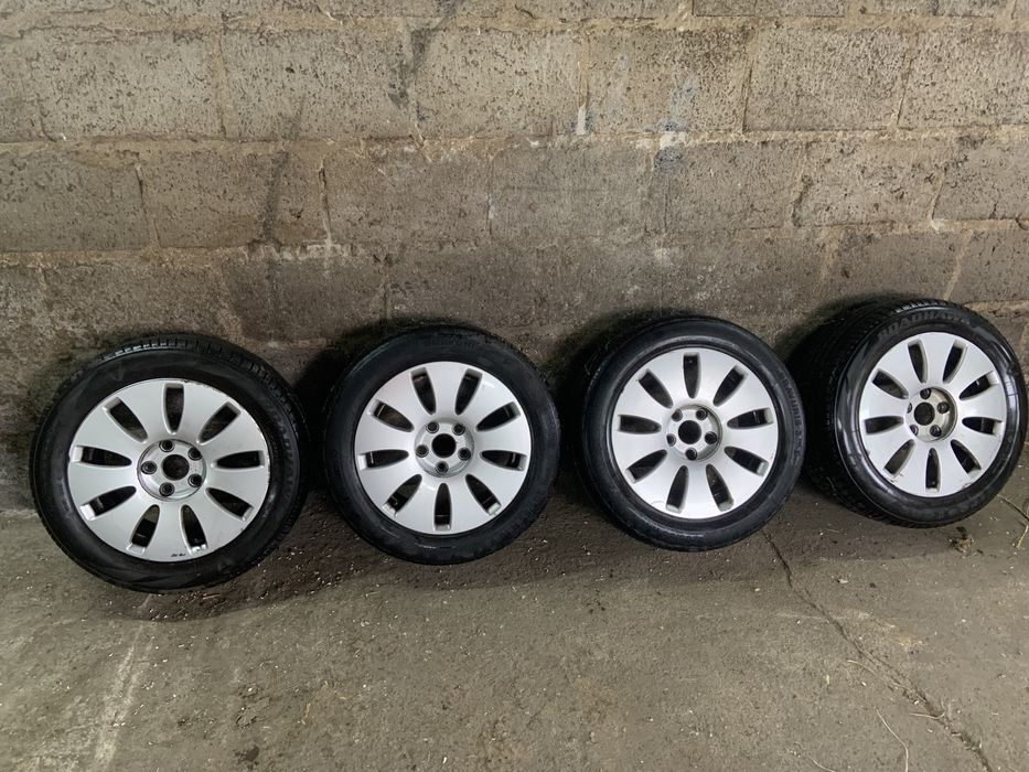 Alufelgi / Audi / VW / Seat / 5x112 / Opony letnie w BDB stanie /