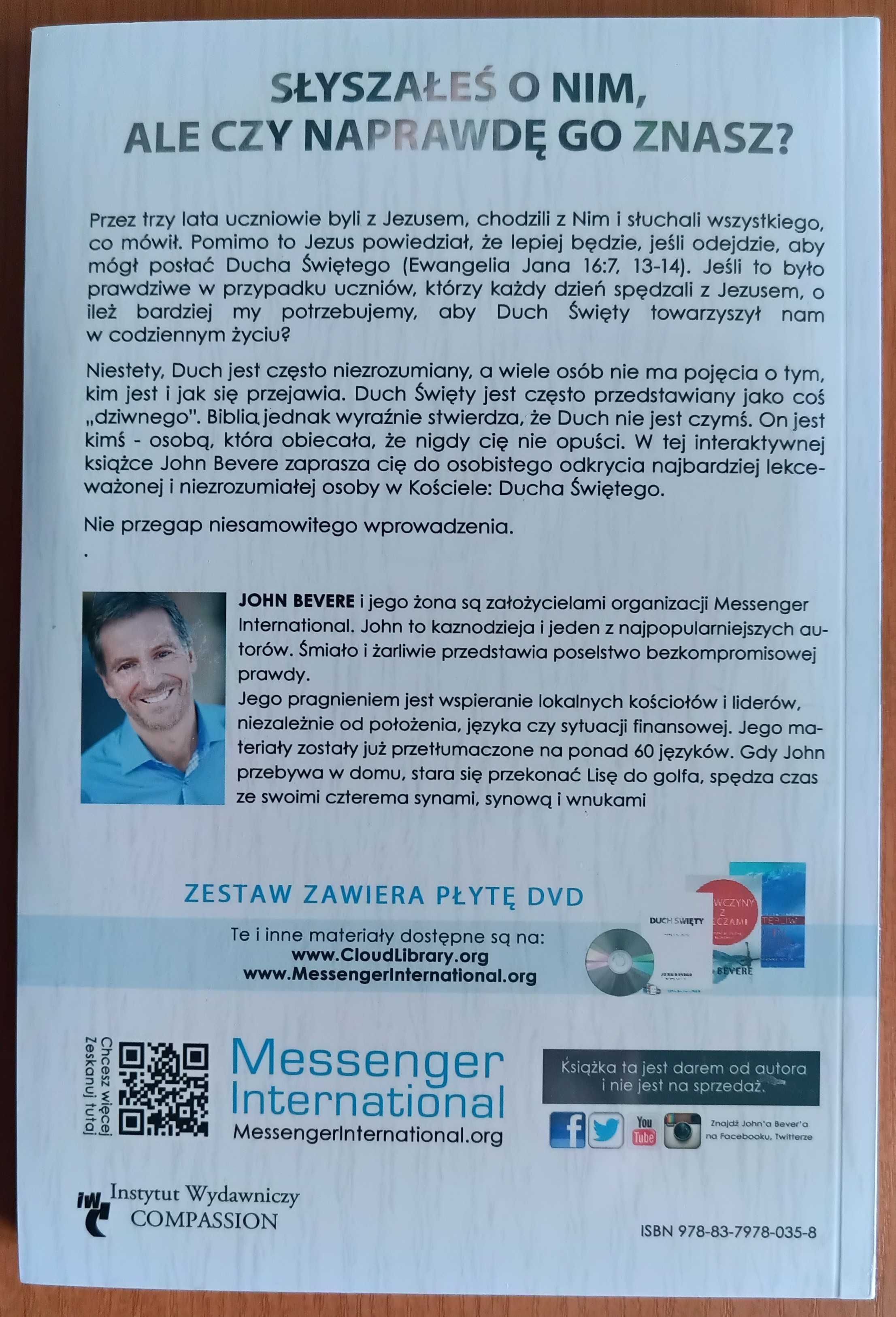 John Bevere, Addison Bevere "Duch Święty. Wprowadzenie" +DVD