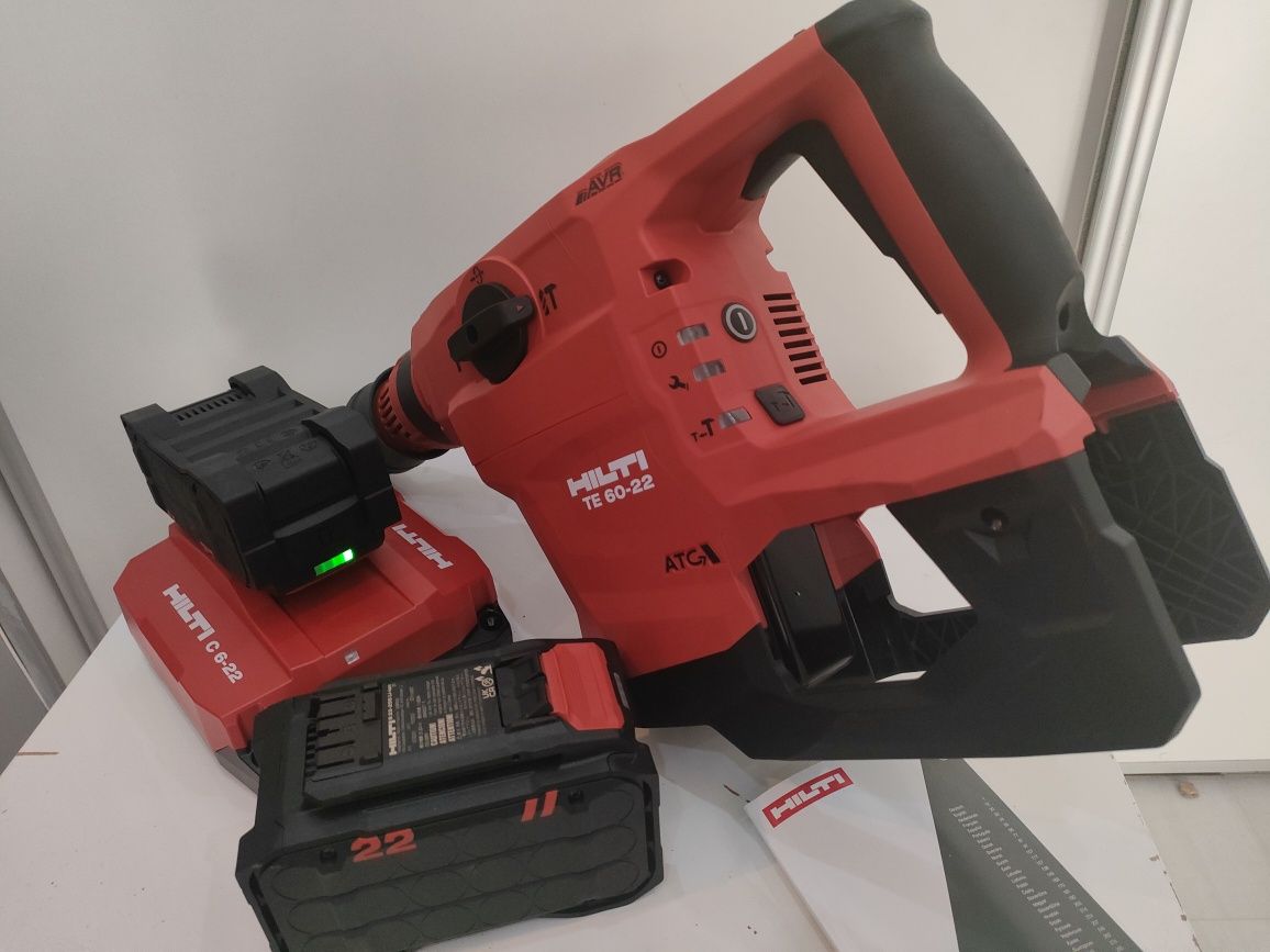 HILTI TE 60-22 ATC AVR Aku młotowiertarka SDS-Max NOWA 2xaku 23r