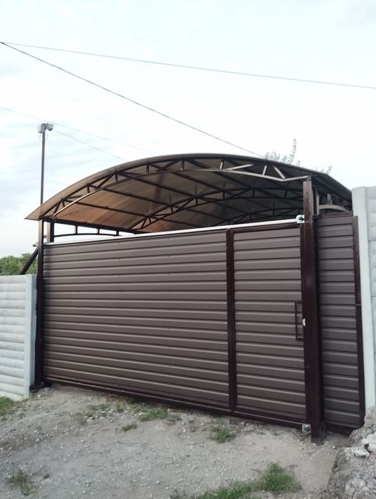 Ворота,роспашні,відкатні,Калитка, хвіртка. металеві, врізка замків,